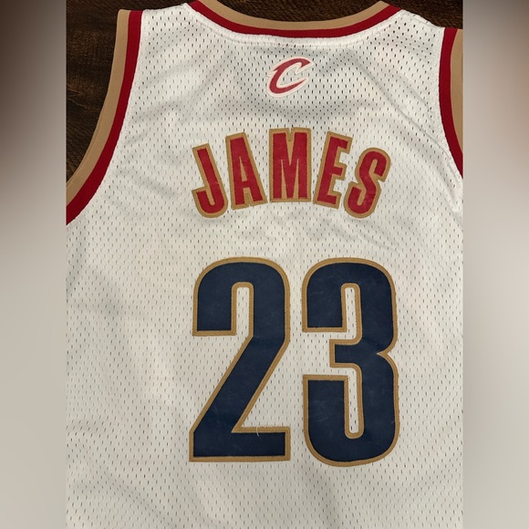 VTG Lebron James Adidas Cleveland Cavaliers Swingman Rookie Jersey Large +2 - Picture 11 of 11